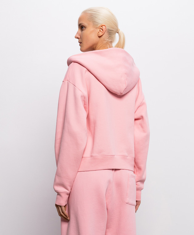 Sporty & Rich Розовая утепленная спортивная куртка Yankees ST0941918635PL151 изображение 4