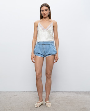 Magda Butrym Голубые джинсовые шорты DENIM16SHORTS290526