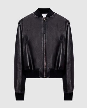 Givenchy Чорний шкіряний бомбер BW00UL61UJ