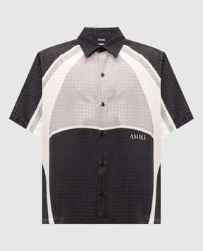 AMIRI Чорна сорочка у візерунок AMTOSH1033
