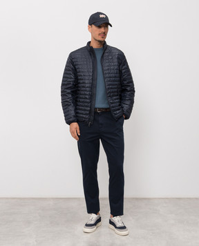 Woolrich Синя футболка з нашивкою логотипа CFWOKN0355MRUF0787