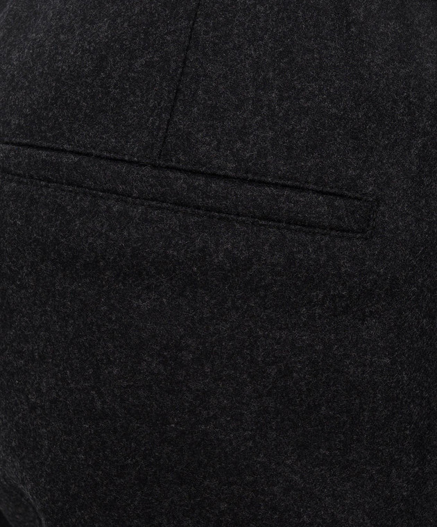 Brunello Cucinelli Темно-сірі штани з вовни M038PE1710 зображення 5