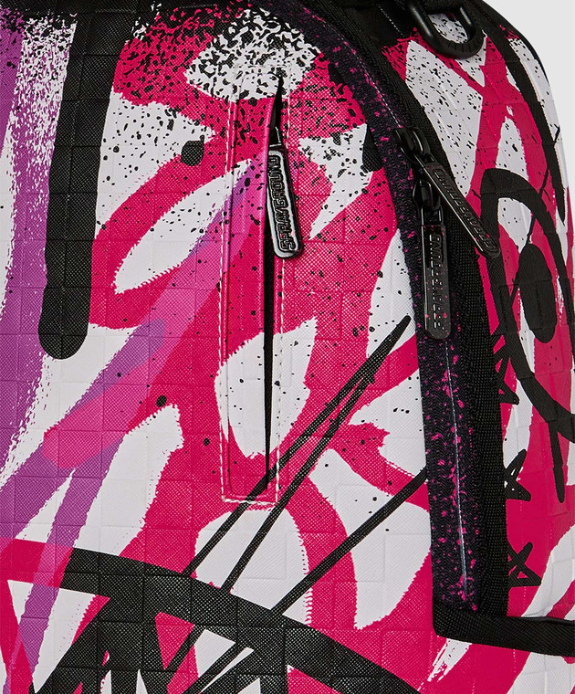 Sprayground Дитячий білий рюкзак CRASH GRAFF TURBO 910B8809NSZ зображення 4