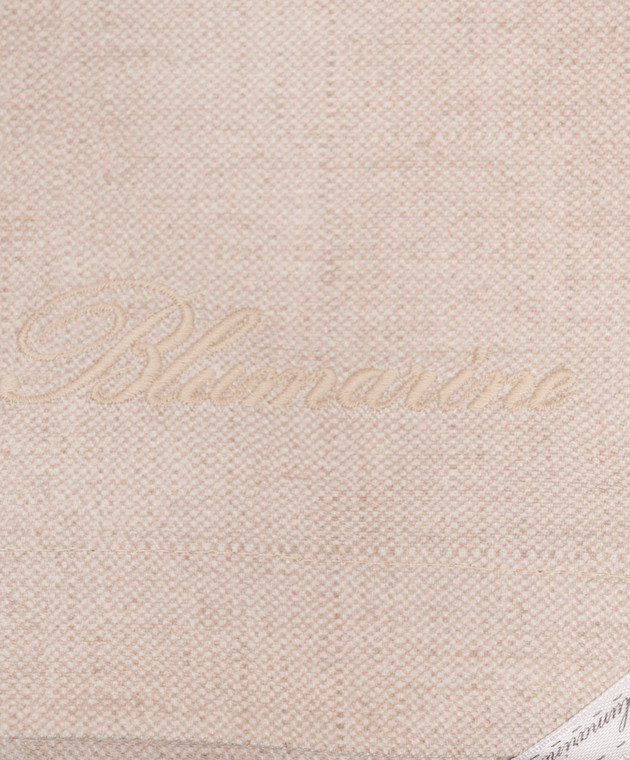 Blumarine Home Бежевая скатерть Sorgente с вышивкой W0200250024 изображение 3
