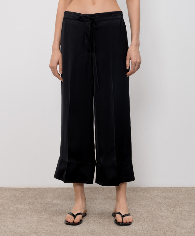 Toteme Чорні штани 262WRB0398FB0546 зображення 2