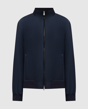 Enrico Mandelli Синя куртка з вовни 3T501B4531