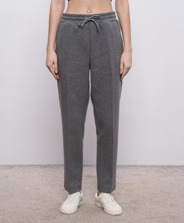 Mackage Серые брюки NEV-K в полоску NEVK изображение 3