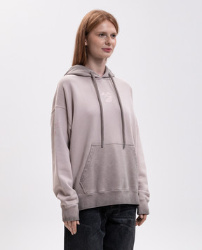 Off-White Розовые худи с брендовым принтом 2FE00485T