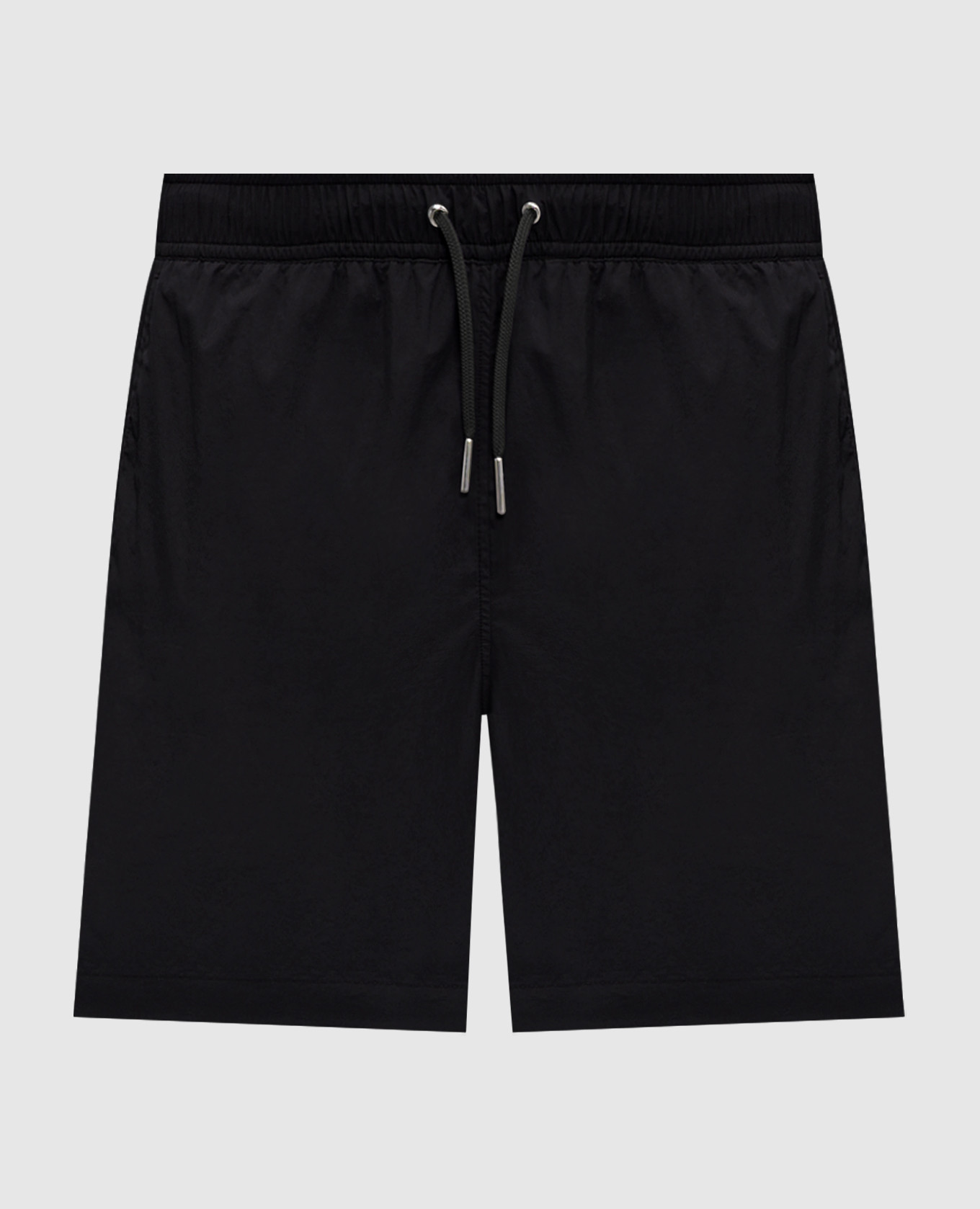 Черные удлиненные шорты для плавания