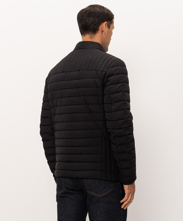 Trussardi Черная стеганная куртка F005M000036NMO800N10 изображение 4