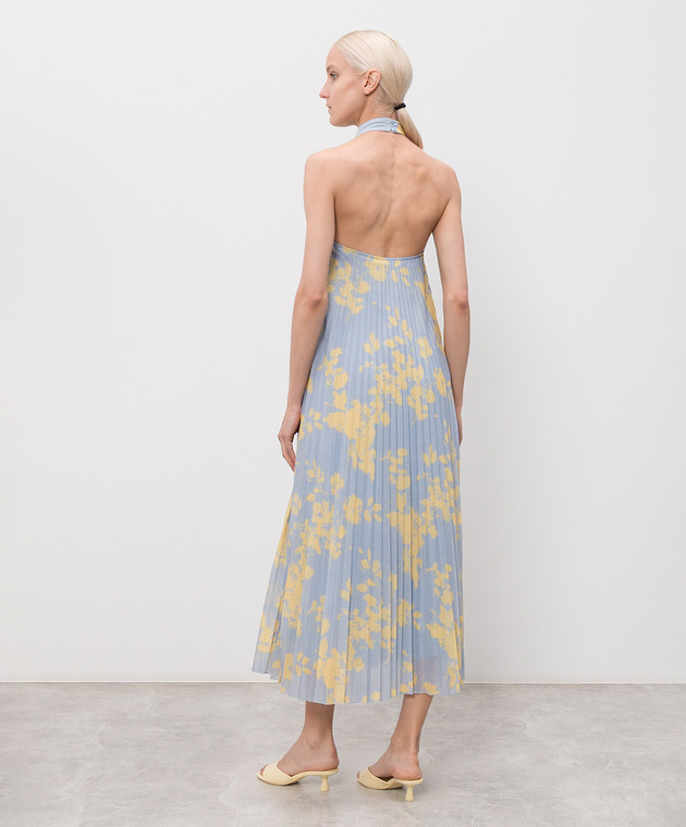 Max & Co Блакитна сукня з плісуванням MCOGALLO зображення 3