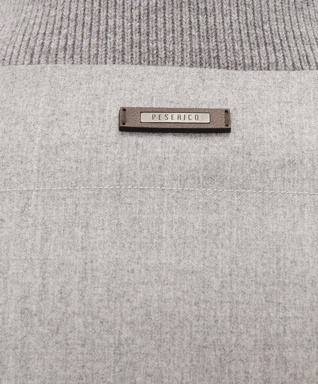 Peserico Серый пуховый жилет из шерсти R53086B2710 изображение 5
