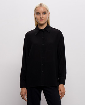 Twinset Чорна сорочка з вовною 262TF2071