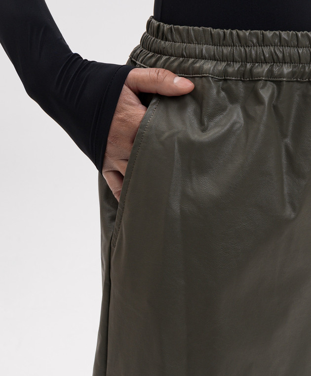 Maison Margiela MM6 Брюки цвета хаки S52KA0575S53057 изображение 5