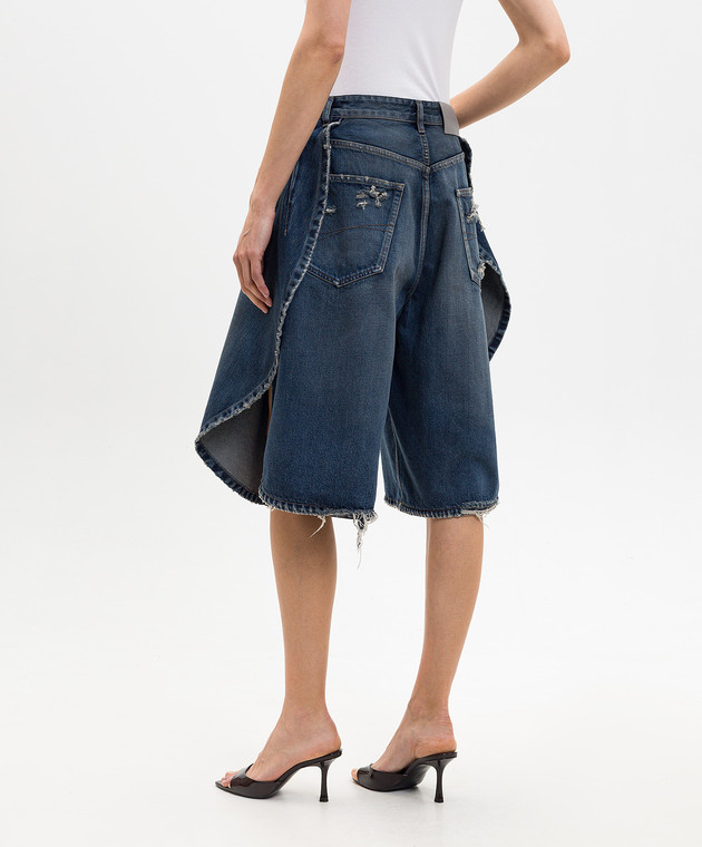 Balenciaga Сині джинсові шорти Tulip 872219TRW61 зображення 4