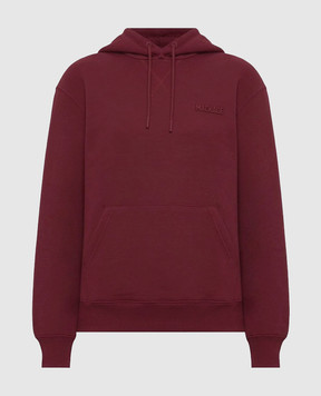 Mackage Бордове худі з фактурним логотипом ZOSIAZZ