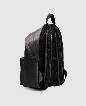 Off-White Серый рюкзак в логотипе шаблон OWMNB05F26FB01