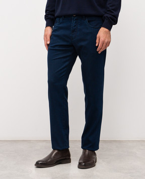 Scissor Scriptor Синие джинсы Costantino с вышивкой эмблемы COSTANTINOT2252732