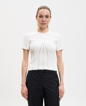 Alexander McQueen Білий топ 870417Q1BG6