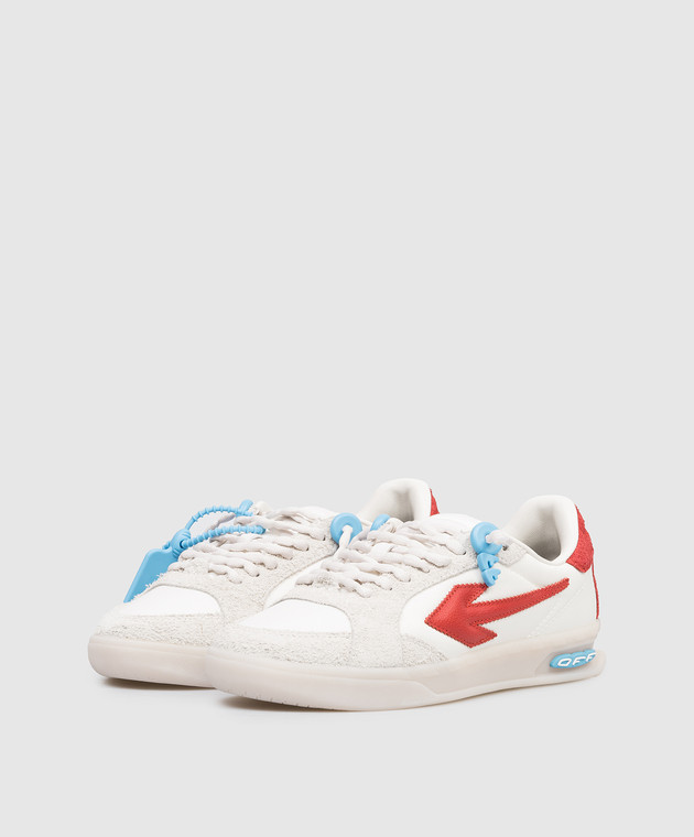 Off-White Комбинированные белые кроссовки End Of Play OWIA28NS26FAB002 изображение 2