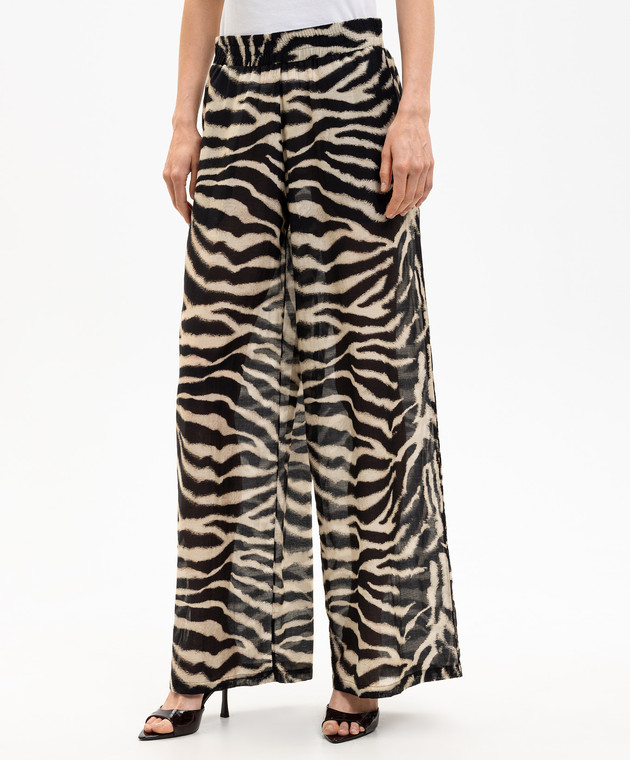 Ermanno Scervino Life Штани в анімалістичний принт D484P700YAJ зображення 3