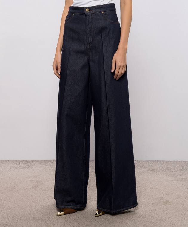 Max Mara Синие джинсовые палаццо QUATTO MXMQUATTO изображение 3