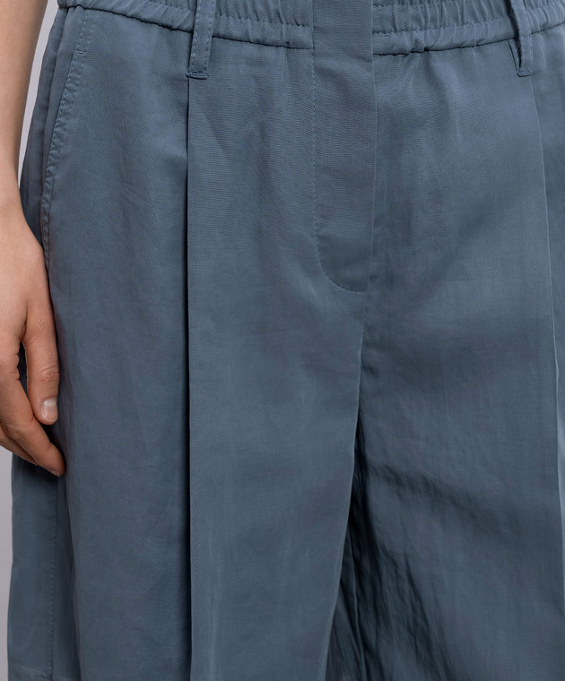 Brunello Cucinelli Блакитні штани M0F91P9174 зображення 5
