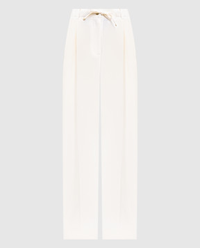 Moncler Білі штани з вовни K20932A00018598XP