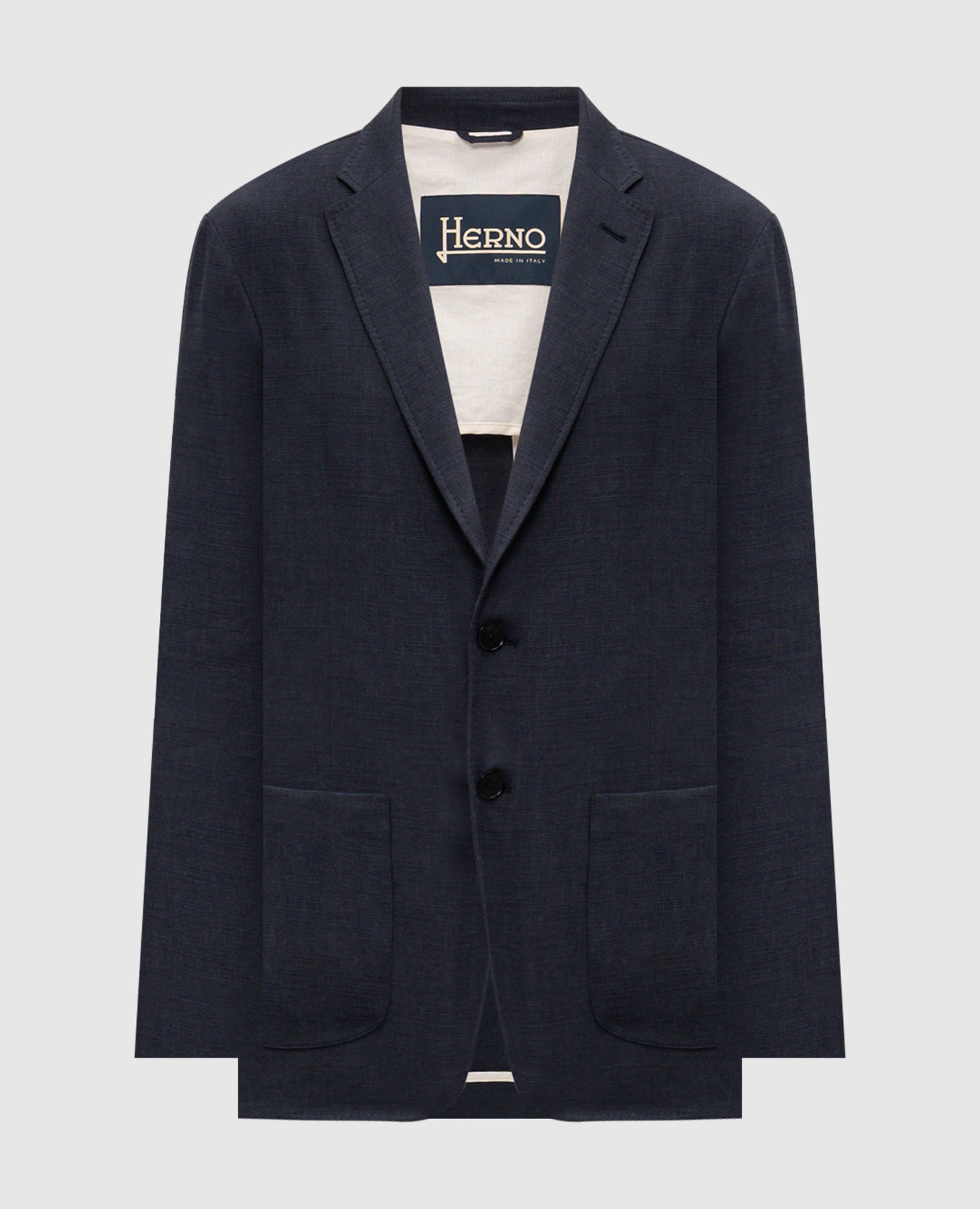 

Синий пиджак с льном, Пиджаки