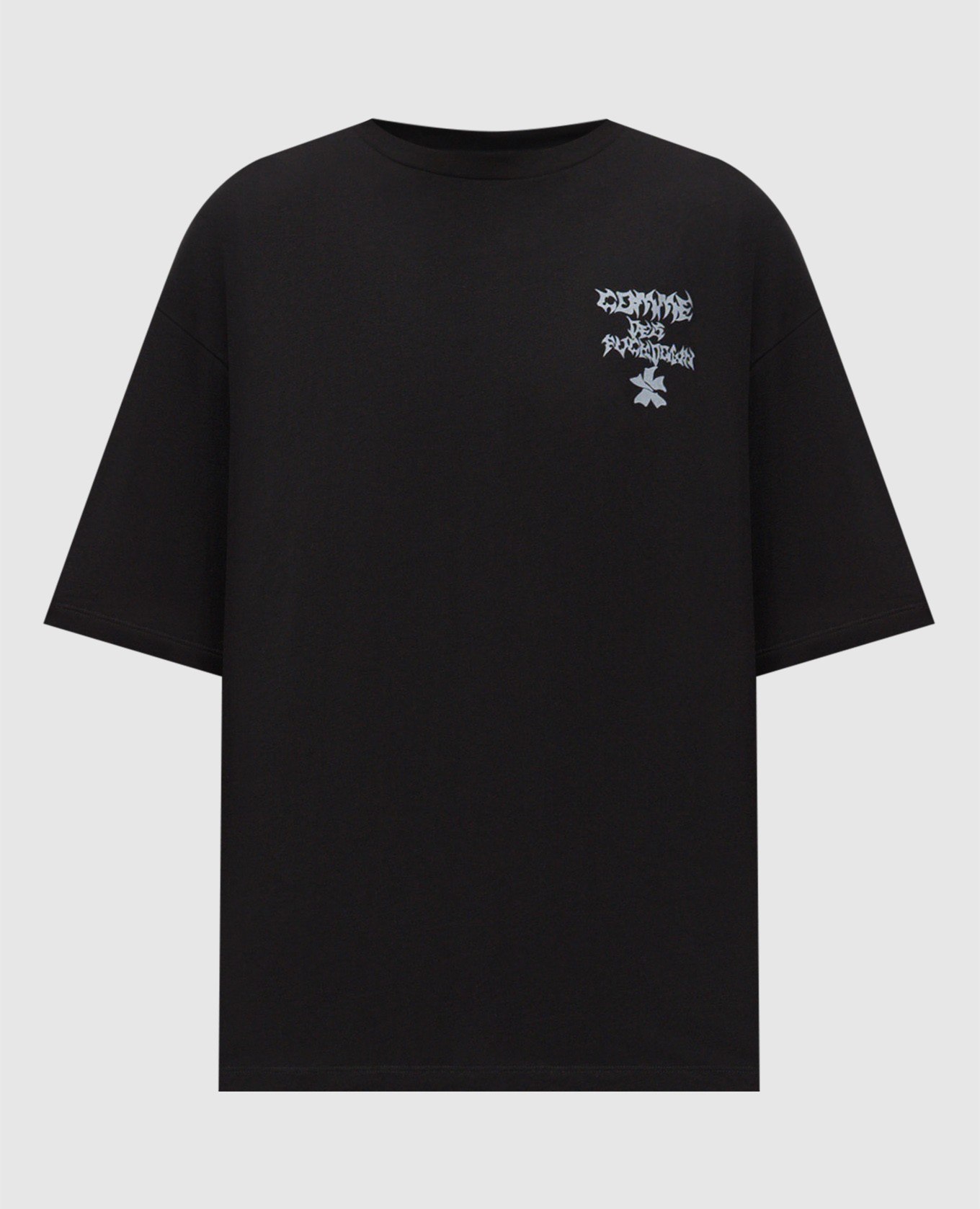 

Черная футболка с брендовым принтом, Черный, Футболки