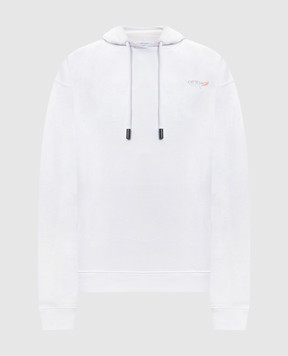 Off-White Біле худі з принтом логотипа 2BB035S26FLE004