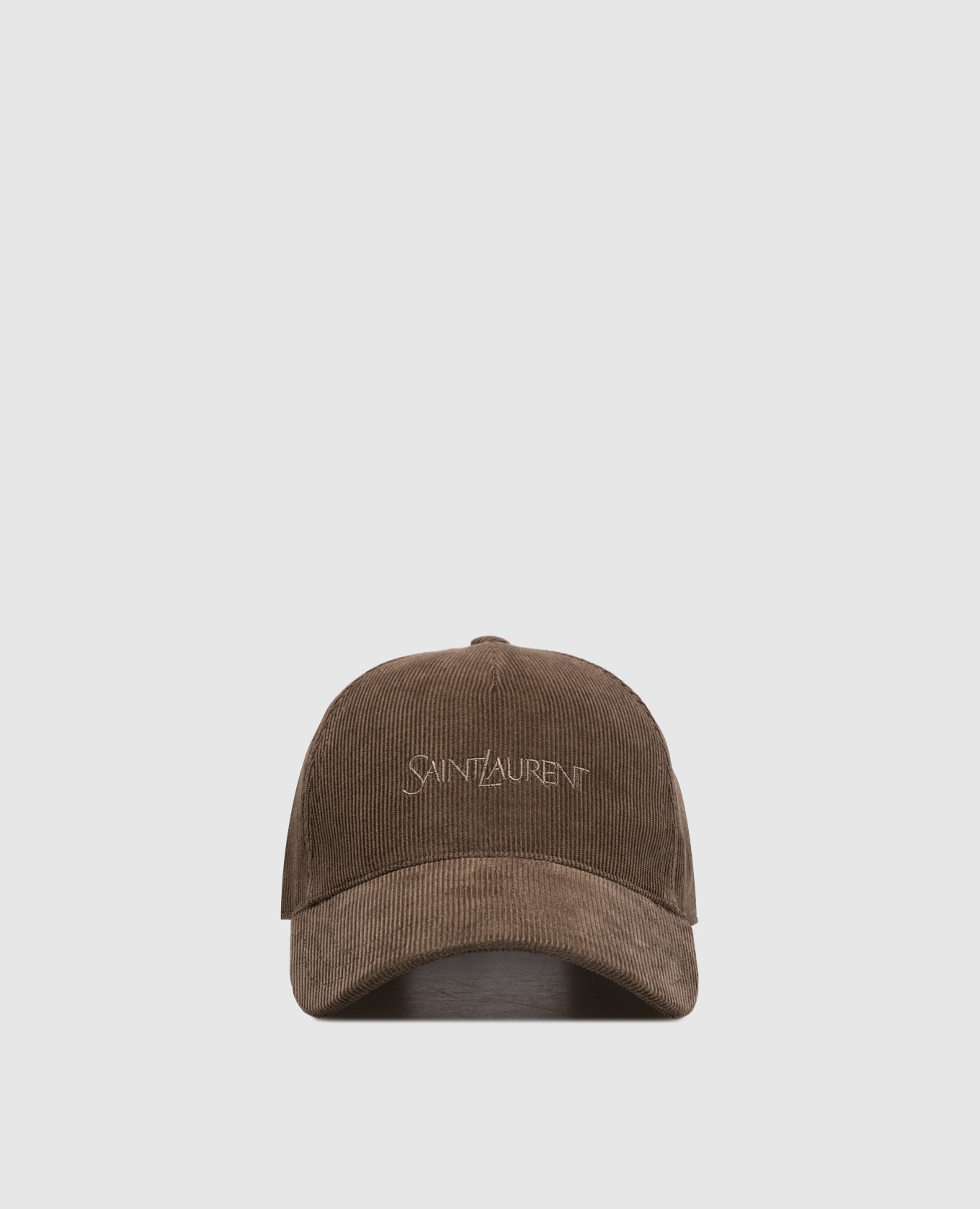 

Коричневый вельветовый кепка с вышивкой логотипа, Кепки