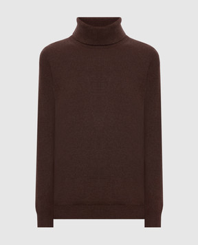 Brunello Cucinelli Коричневий светр з кашеміру M12175403
