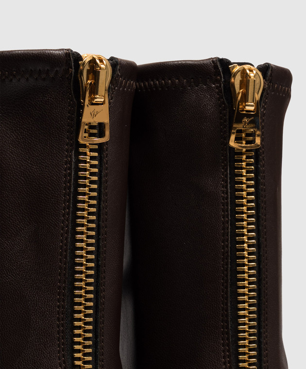 Giuseppe Zanotti Коричневые ботинки Junney I570007 изображение 5