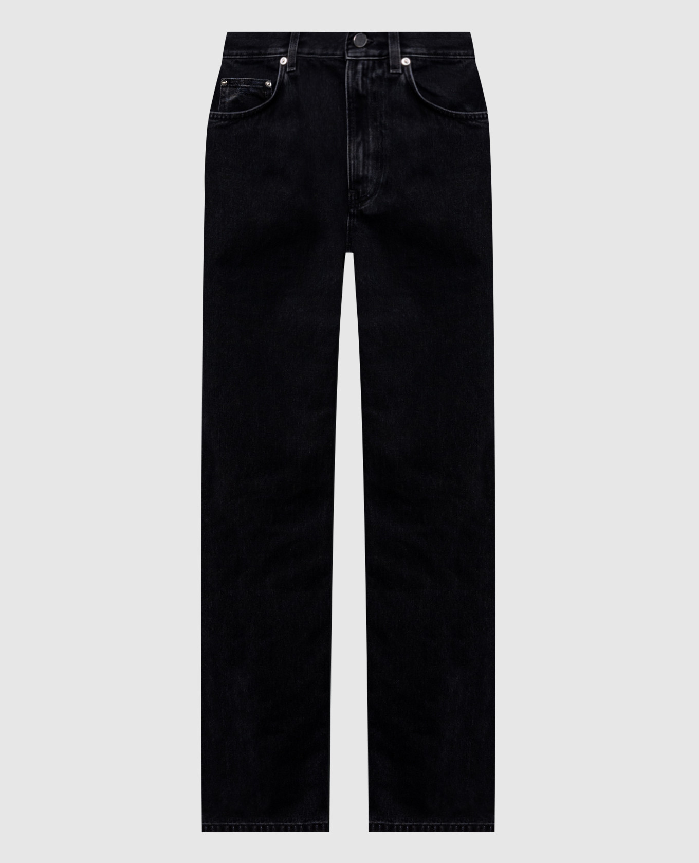 Темно-серые джинсы мом SAMUR