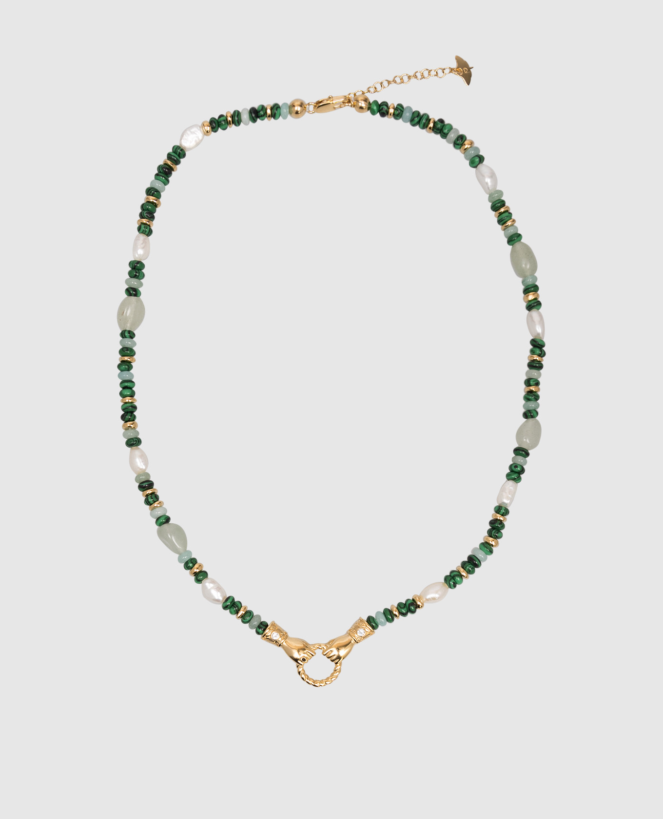 

Ожерелье Harris Reed In Good Hands, Зеленый, Ожерелья