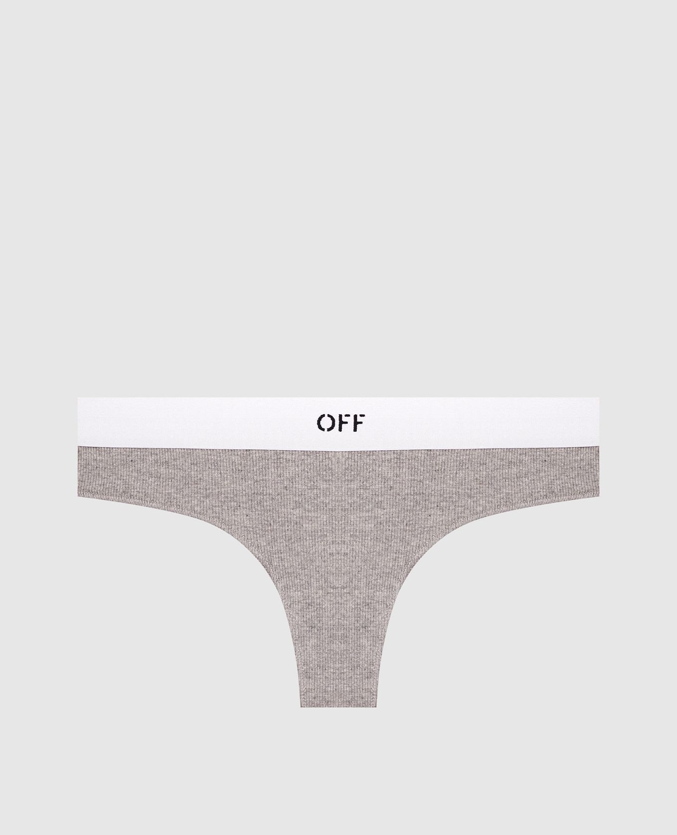 

Серый бикини с логотипом, Трусики