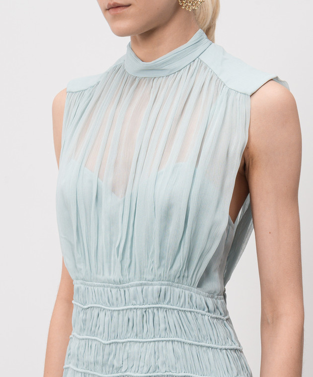 Twinset Голубое платье 261TT2040 изображение 5