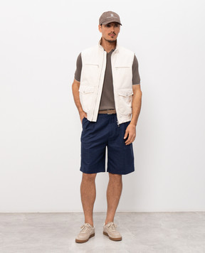 Brunello Cucinelli Коричневое поло M29400015