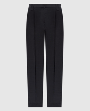 Versace Сірі штани з вовни та мохеру 10237921A17669