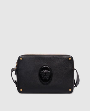 Versace Чорна шкіряна сумка Lou 10245441A18107