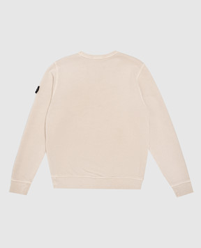 Stone Island Дитячий бежевий світшот з патчем логотипа L2S166100009S04251012