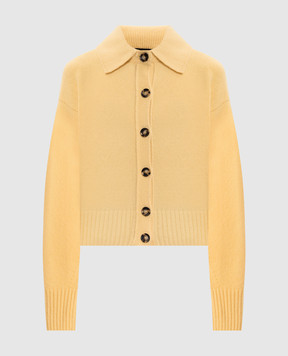 PROENZA SCHOULER Желтый кардиган из кашемира Rocio R2617313KK025
