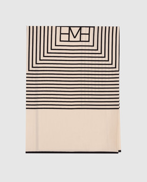 Toteme Бежева хустка із шовку 211853801