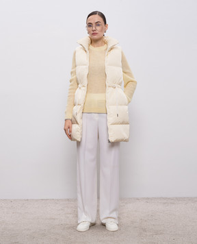 Peserico Білі штани з вовни E04967U05815