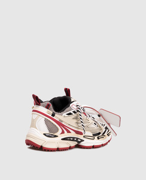 Off-White Бежеві кросівки OW BE RIGHT BACK з патчем логотипа OWIA289F25FAB005