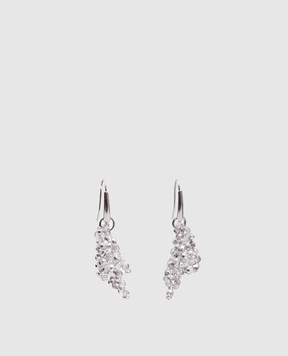 Peserico Сріблясті сережки у формі пелюсток A35510C0CC783