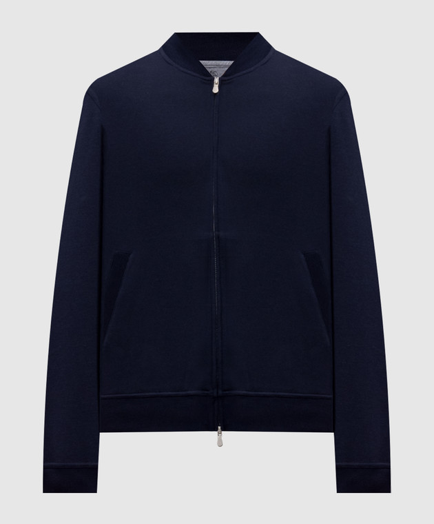 Brunello Cucinelli Синяя спортивная куртка MM8319072G