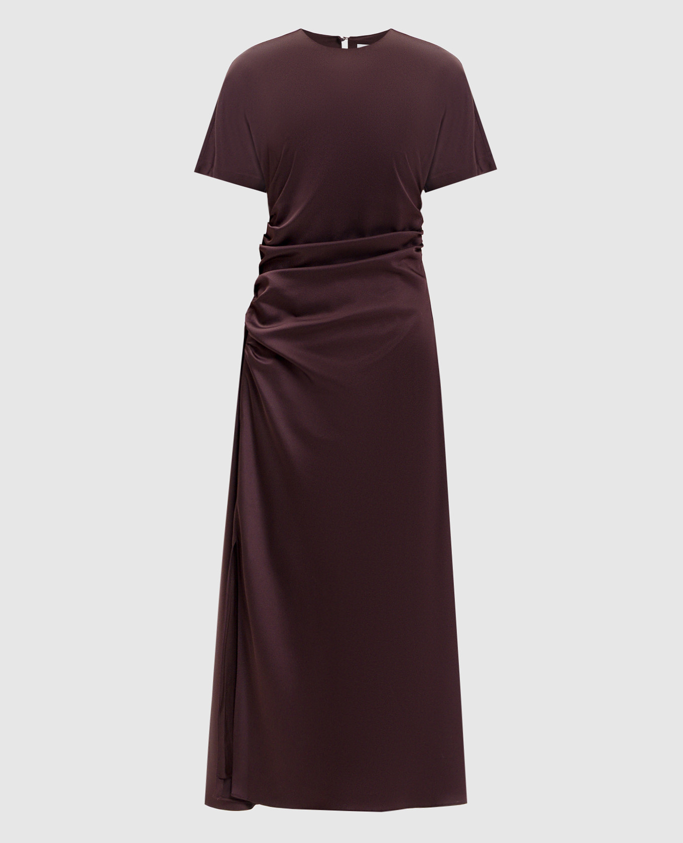 Бордовое платье миди Marabella