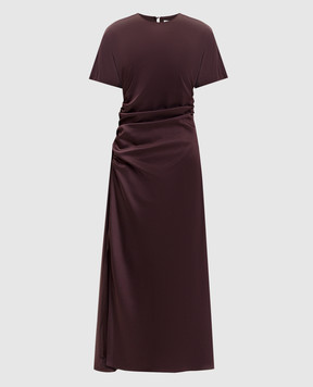 Simkhai Бордова сукня міді Marabella 1261165Q